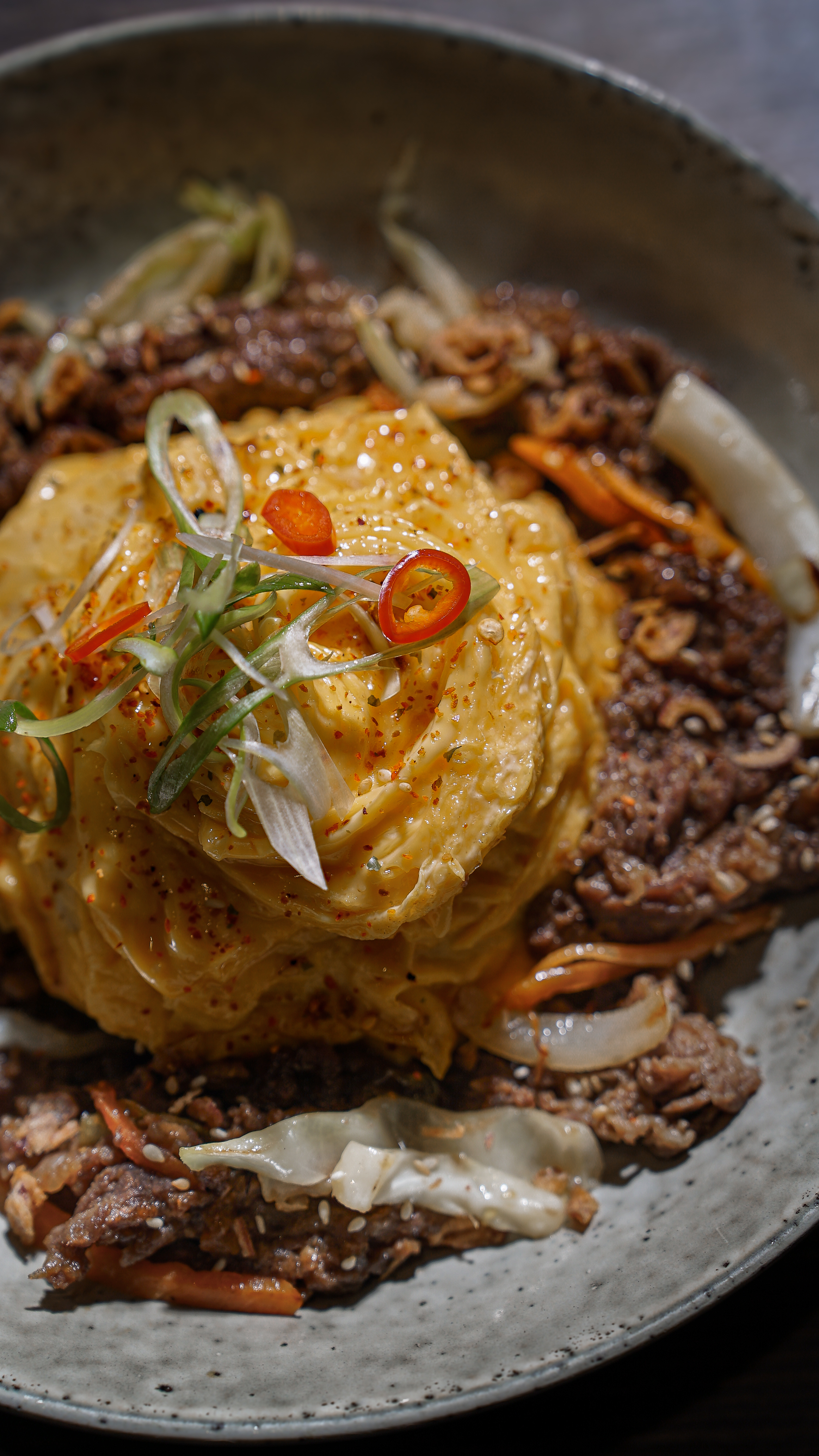 Bulgogi omurice bowl