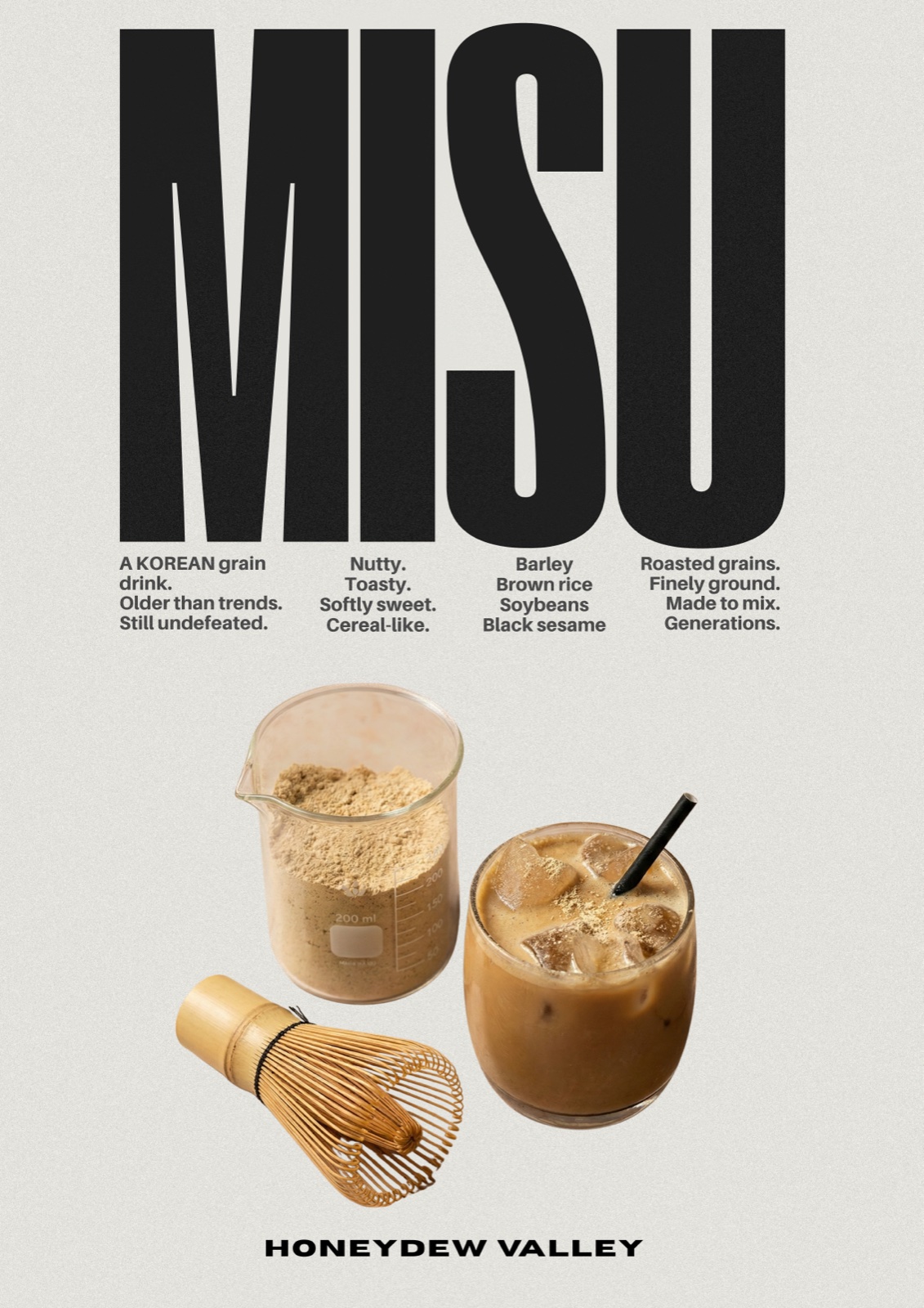 Honeydew Valley MISU Latte poster