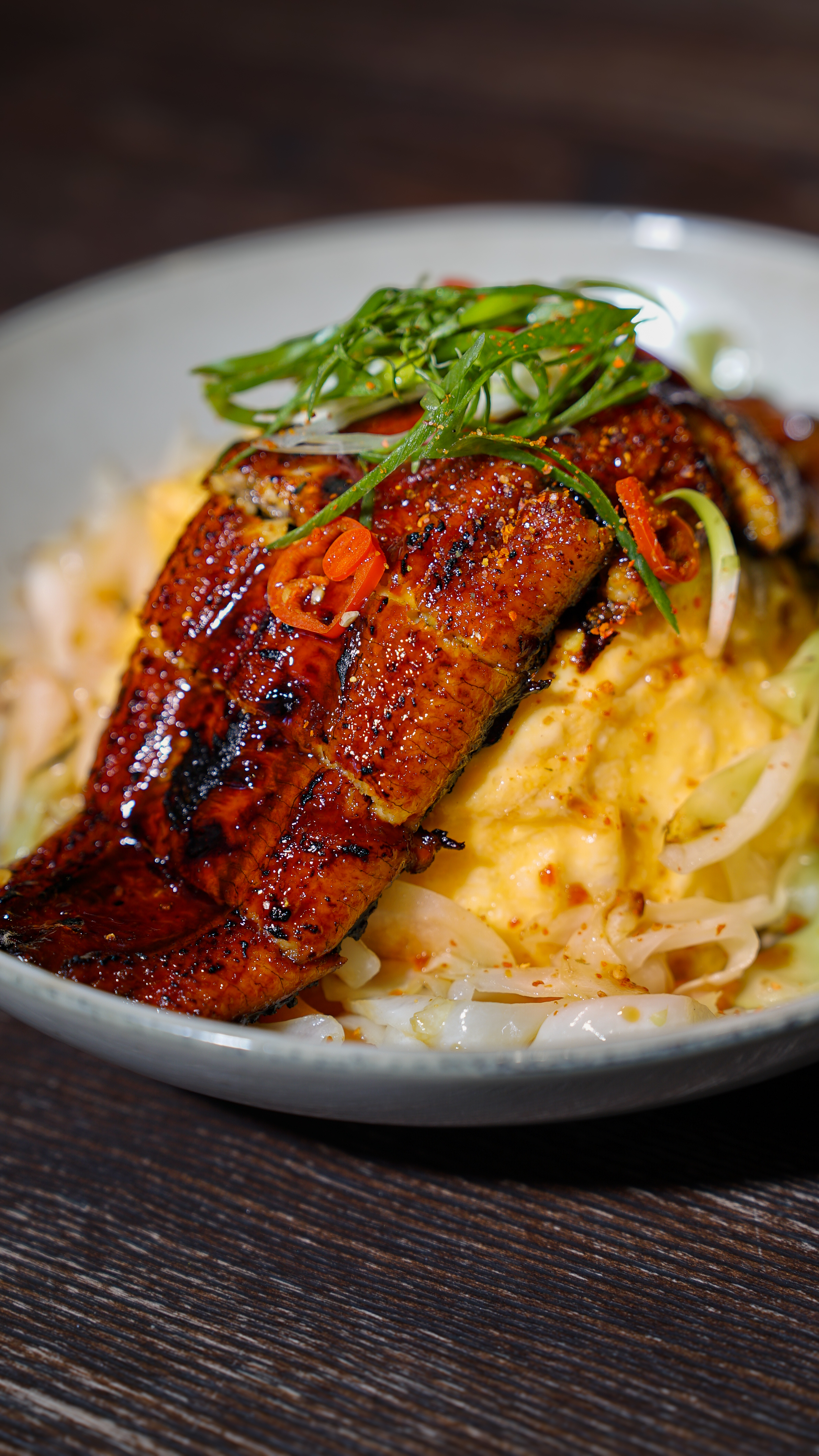 Unagi bowl at Honey Dew Valley