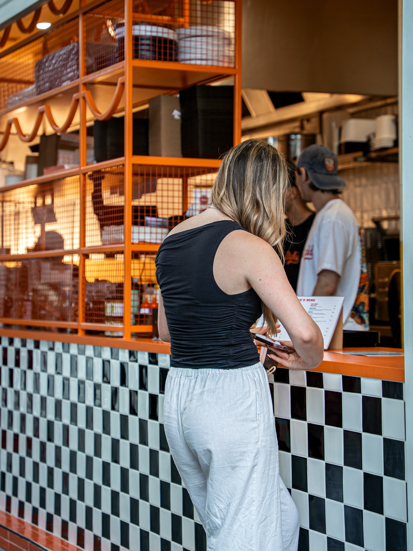 Customer ordering at Stack'd